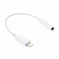 Adaptateur écouteur Lightning / Jack 3.5mm AGAIN - MFi - ELITE PHONE