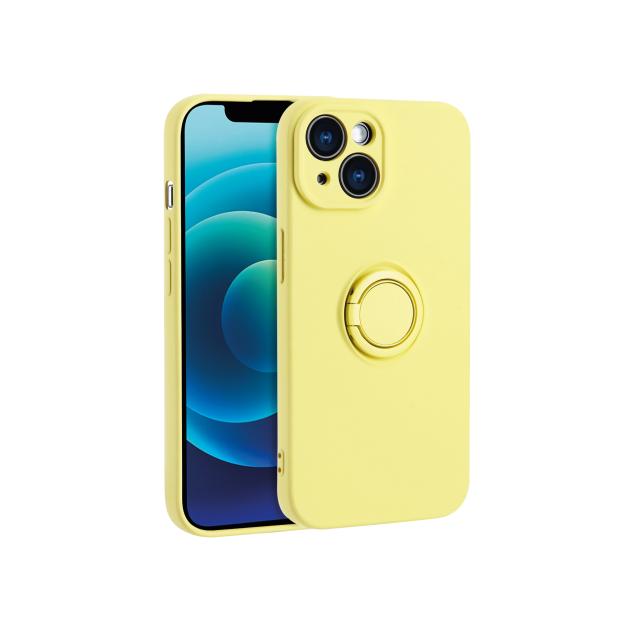 Coque Finger Grip Jaune iPhone - ELITE PHONE