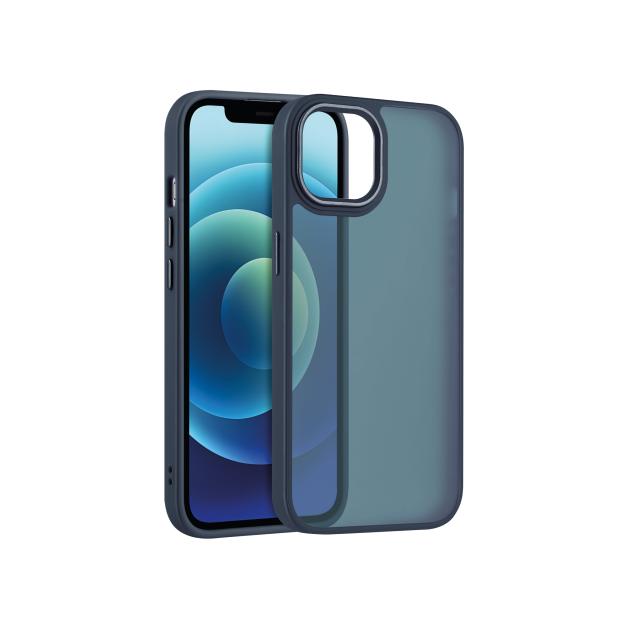 Coque Satin Matte Bleu Nuit iPhone - ELITE PHONE