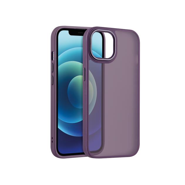 Coque Satin Matte Violet Sombre iPhone - ELITE PHONE