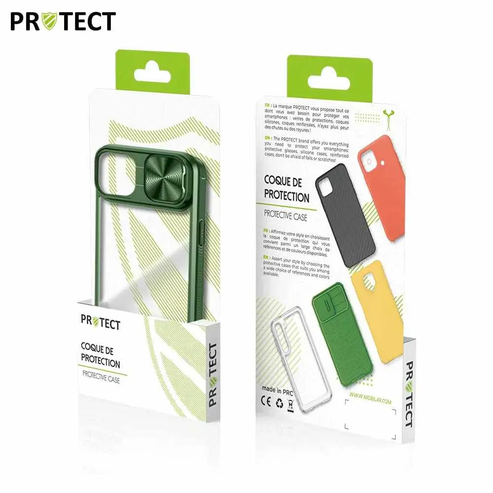 Coque de Protection IE027 PROTECT pour Apple iPhone Vert Foncé