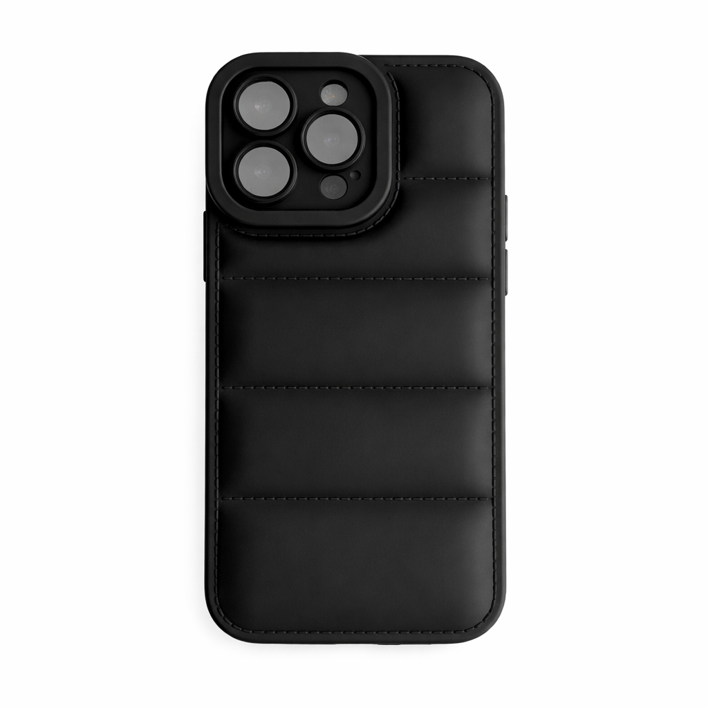 Coque de téléphone en Duvet Givré Noir IPhone