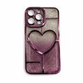 Coque de téléphone en forme de cœur Violet  IPhone
