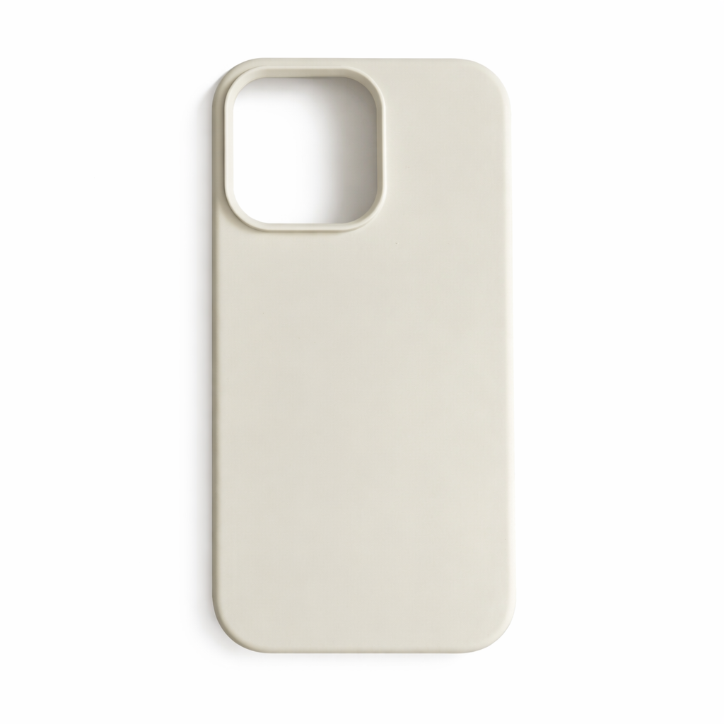 Coque de téléphone en silicone Blanc iPhone