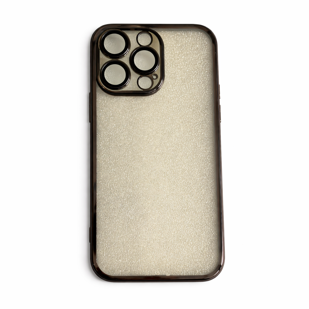 Coque de téléphone noir avec protection caméra IPhone