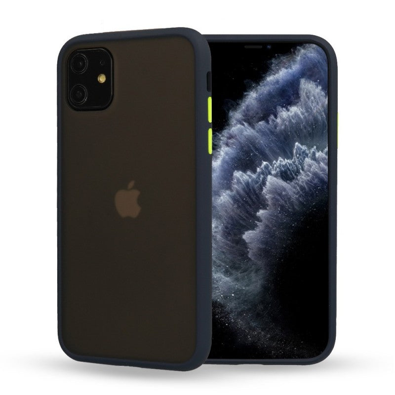 Coque Button Color Bleu IPhone