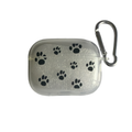 Étui de protection en TPU Motif Patte de chat Blanc AirPods