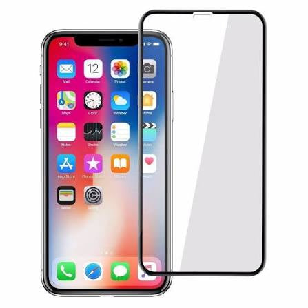 Verre trempé avec bordure Noir IPhone