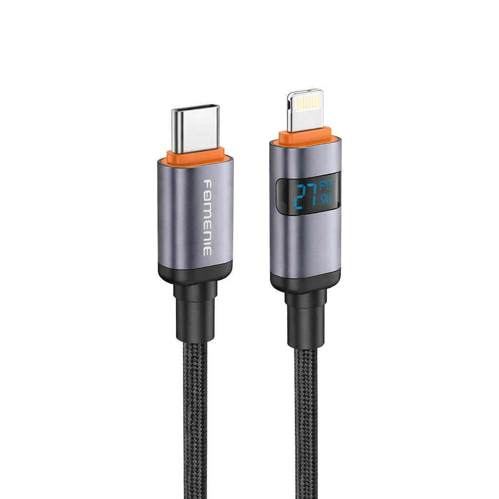 Câble USB-C vers Lightning Foneng X116 1,2M 27W Noir