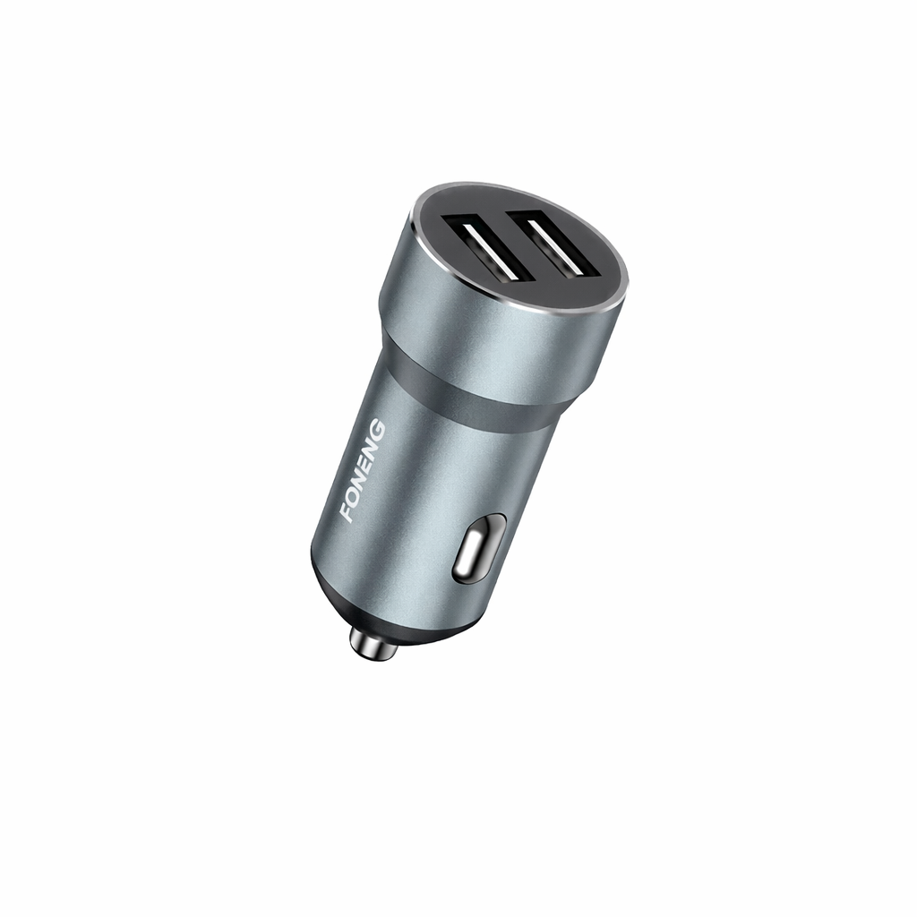 Chargeur voiture (2xUSB-A) 2.4A Foneng C08 Noir
