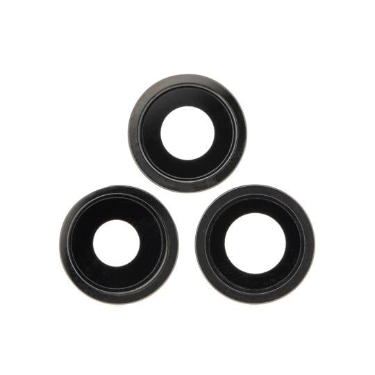 Lentille Caméra Arrière avec Contour iPhone (Graphite) (ReLife)