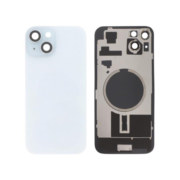 Vitre Arrière Bleue iPhone (Avec MagSafe) (Sans Logo)